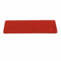 Uxcell Universal Automotive Car Night Rear Bumper Mount Reflector Red Without Holes 3pcs