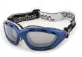 Jettribe Classic Blue Floating Frame Goggles Smoke Tint Vented Lens Pwc Jetski Racing 