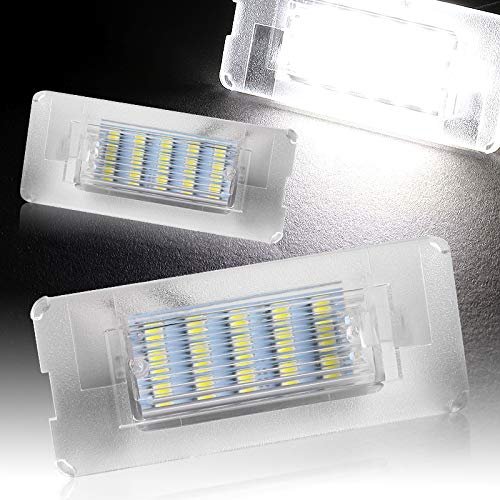 Eparts White Led 6000k License Plate Lights For 2007-2015 Mini Cooper R56 R57 R58 R59