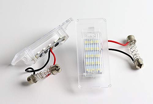 Eparts White Led 6000k License Plate Lights For 2007-2015 Mini Cooper R56 R57 R58 R59