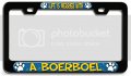 Life Is Merrier With A Boerboel Dogs Pets Bl 3d Metal License Plate Frame Auto Suv Truck Tag Holder X43 