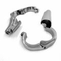 Httmt- Front Chrome Turn Signal Relocation Kit Compatible With H-d Harle Fxd Dyna 2008-2017 P N Mt224-023-cd