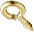 National Hardware V2011 214-1 2 5 8 Small Screw Eye In Solid Brass 