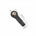 Uxcell 5pcs M3 3 0xl29mm Lever Steering Linkage Tie Rod End Ball Head Without Screws And Nut For Rc