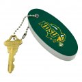 Graphics More North Dakota State Bison Logo Floating Keychain Oval Foam Fishing Boat Buoy Key Float