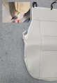 Iggee 2000-2002 Chevy Silverado Charcoal Artificial Leather Custom Made Original Fit Front Seat Covers 2 Armrest 