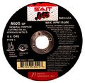 4 In X 045 5 Over 8 Cut Off Wheels 50 Pack Type 1 Or 41 Flat Aluminum Oxide Medium Grit 60 For Grinders Up To 19000 Rpm 