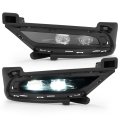 Fog Light Bezel For 2015-2024 Chrysler 300 Lamp Cover Replacement Ch2593154 Ch2592154 Driver Passenger 2pc W O Silvery Molding 