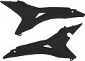 2314390001 Air Box Covers Black Hon 