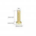 Brass Machine Screws M4x16mm Phillips Pan Head Fastener Bolts For Furniture Office Equipment Electronics 36pcs