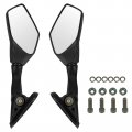 Topteng Rearview Mirrors Left And Right Short Stem Version Fit For Yamaha Yzf-r3 2015-2021 Abs Yzf-r25 2014-2021 Nmax 125 155