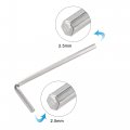 Uxcell 2 5mm Hex Key Wrench L Shaped Cr-v Repairing Tool 10 Pcs
