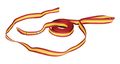 Vestil Strap-15-wc Wheel Chock Strap Kit 180 Length 1 Width Red
