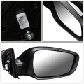 Powered And Heated Passenger Right Side View Door Mirror For Hyundai Elantra Sedan 2011 To 2013 Manual Folding Textured Black