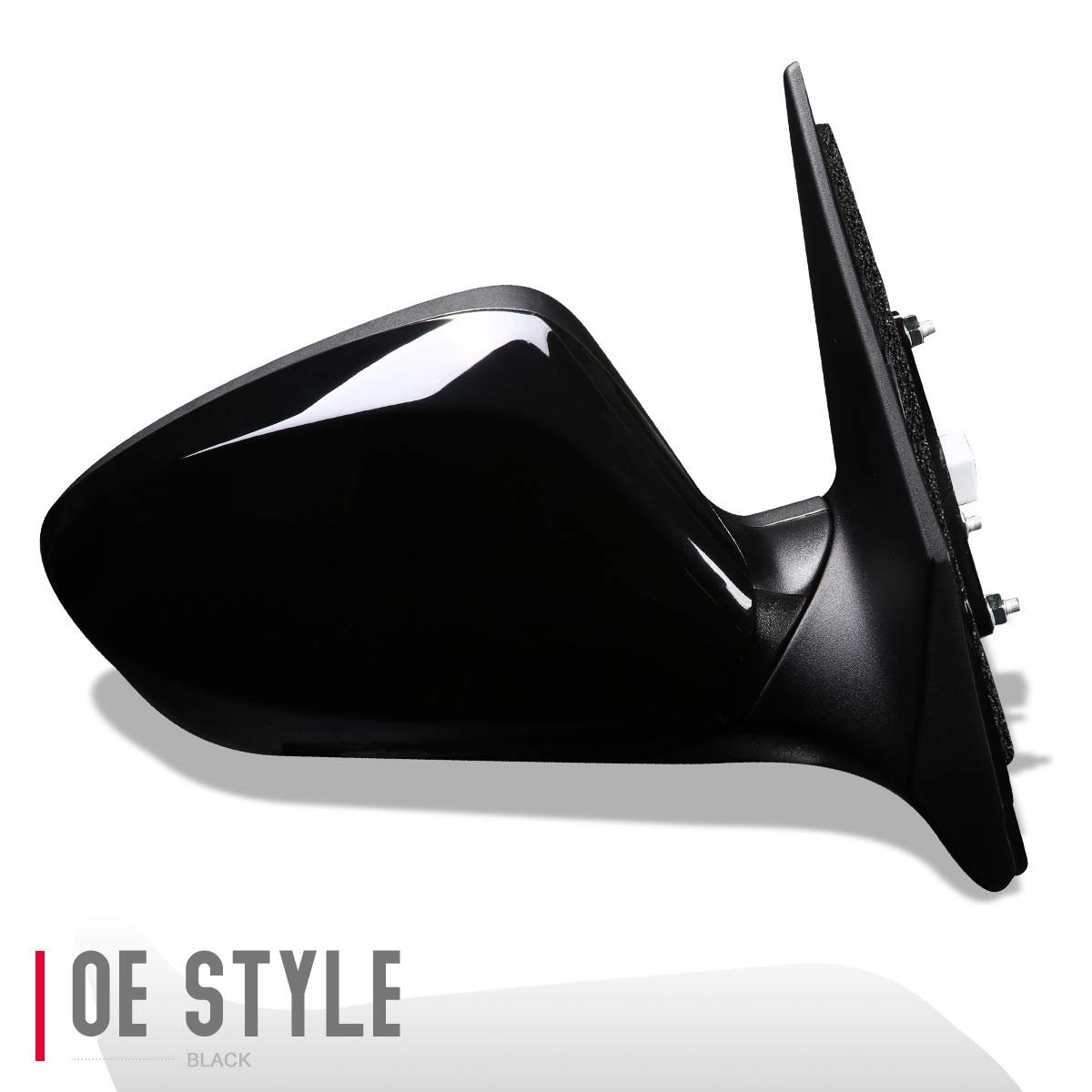 Powered And Heated Passenger Right Side View Door Mirror For Hyundai Elantra Sedan 2011 To 2013 Manual Folding Textured Black