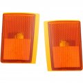 1988-1993 Chevy C1500 2500 3500 Side Marker Light Driver And Passenger Pair Lower For Gm2551105 Gm2550105  