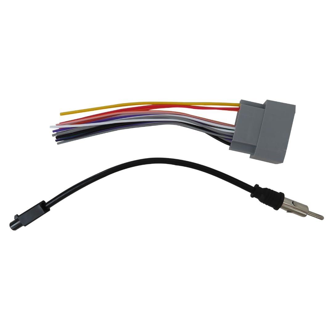 Car Stereo Radio Cable Adapter Wire Harness Antenna Replacement Fit For Jeep Compass 2009-2016