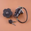 Set Ignition Switch Fuel Gas Cap Cover Lock Key Compatible For Yamaha Xt600 Tw200 Dt200 Dt200r Xt225