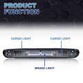 Led 3rd Brake Light For Silverado 07-14 Fit Gmc Sierra For H-ummer H3t 09-10 Third Cargo Chrome Housing Smoke Lens