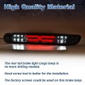 Led 3rd Brake Light For Silverado 07-14 Fit Gmc Sierra For H-ummer H3t 09-10 Third Cargo Chrome Housing Smoke Lens