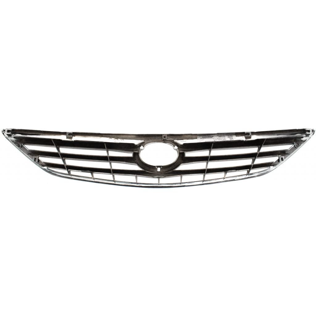Toyota Camry Grille Assembly 2005 2006 Plastic Chrome Shell With Painted Silver Insert Le Xle Model To1200267 5310106050