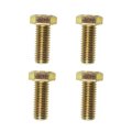 Multi Purpose Bolts Grade 8 Steel With Yellow Zinc Finish Hex Head Extra Fine Thread Alx-pau-rb-960-205-cla1 4 Piece Set 