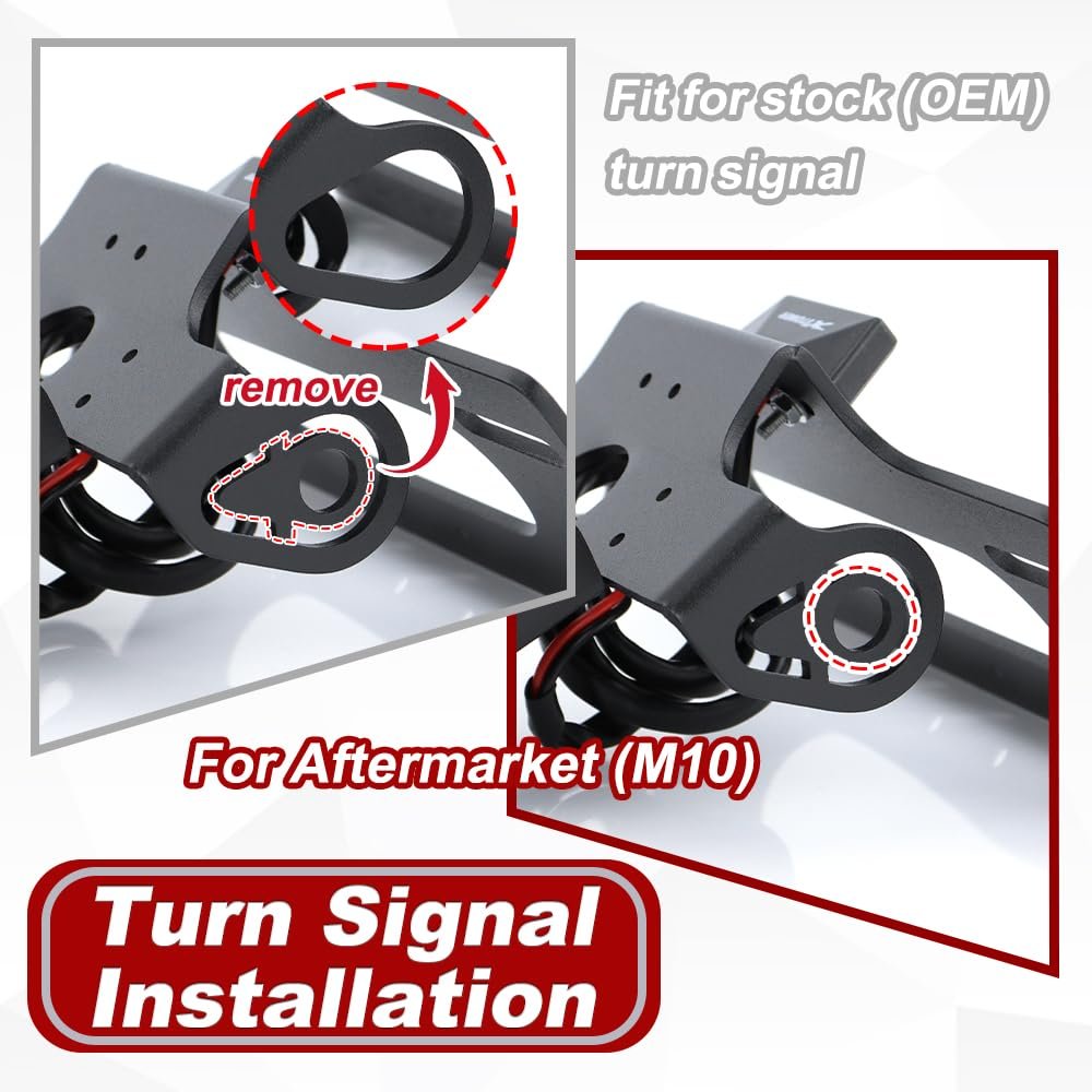 Fender Eliminator For Yzf-r9 2025 2026 Tail Tidy With Led License Plate Light And Holder Stock Turn Signals 3mm Aluminum
