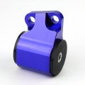 Auto Dynasty Compatible With Honda Civic Acura Integra B D Series Mt 3pcs Billet Aluminum 2-bolt Engine Mount Kit Blue