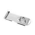 Uxcell Padlock Hasp Door Clasp Latch Security Safety Bolt Lock Latches 4-inch Stainless Steel