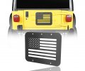 Wrangler Tj Spare Tire Delete Steel Tailgate Plug Vent Plate Cover For 1997-2006 Jeep 