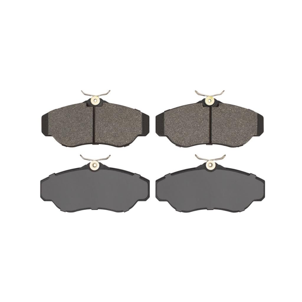 Front Brake Pads For Land Rover Discovery 1999 2000 2001 2002 2003 2004 Low Metallic Friction 5 70 In Inner Pad Width