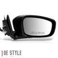 In1321116 Factory Style Passenger Right Side Mirror Manual Folding Power Adjust Heated Glass Compatible With Infiniti G37 09-10