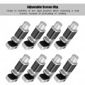 Screen Clamps Cohk Phone Repair Rubber Aluminum Alloy 8pcs Adjustable Clip Fixture Lcd Fastening Securing Clamp Tablet Tool