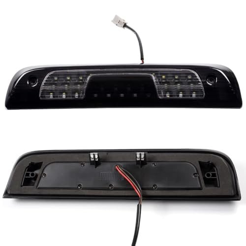Led 3rd Brake Light For Chevy Silverado 1500 2500 3500 Hd And Gmc Sierra 2014 2018 High Mount Stop Lamp Assembly Black Clear