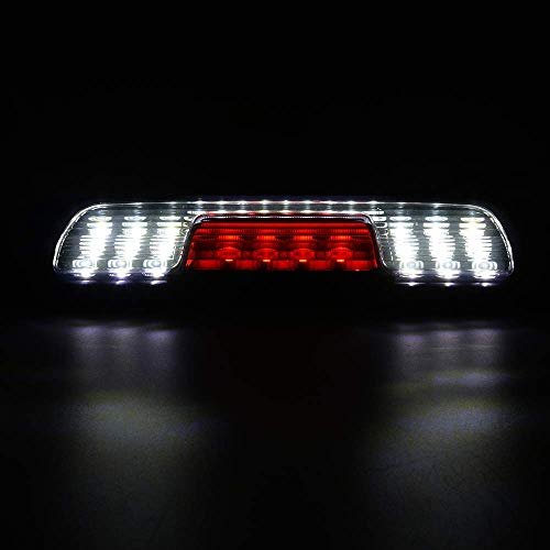 Led 3rd Brake Light For Chevy Silverado 1500 2500 3500 Hd And Gmc Sierra 2014 2018 High Mount Stop Lamp Assembly Black Clear