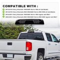 Led 3rd Brake Light For Chevy Silverado 1500 2500 3500 Hd And Gmc Sierra 2014 2018 High Mount Stop Lamp Assembly Black Clear