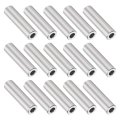 15pcs Aluminum Spacer 2 Od X 4 Id 1-3 Length Screw Standoff Bushing Plain Finish Unthreaded Round Metal For 1 Screws Bolts And 