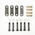 Pro Single Trailer Axle Shackle Kit For Double Eye Spring 2000 To 5200 Lbs Includes 4 X 3 1 8 In Straps And Bronze Bushings 