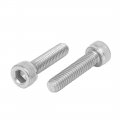 Uxcell M6 X 25mm Thread 304 Stainless Steel Hex Socket Head Cap Screw Bolt Din912 12pcs