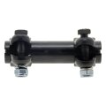 Tie Rod End Adjusting Sleeve For 2000 2001 2002 Ford E-450 Econoline Super Duty Steel Medium Thread Black Front Position 
