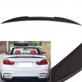 Rear Trunk Spoiler Wing Jdm P Style For 2007-2012 Bmw E93 3-series M3 Convertible Carbon Fiber Lip Glossy Black Car 