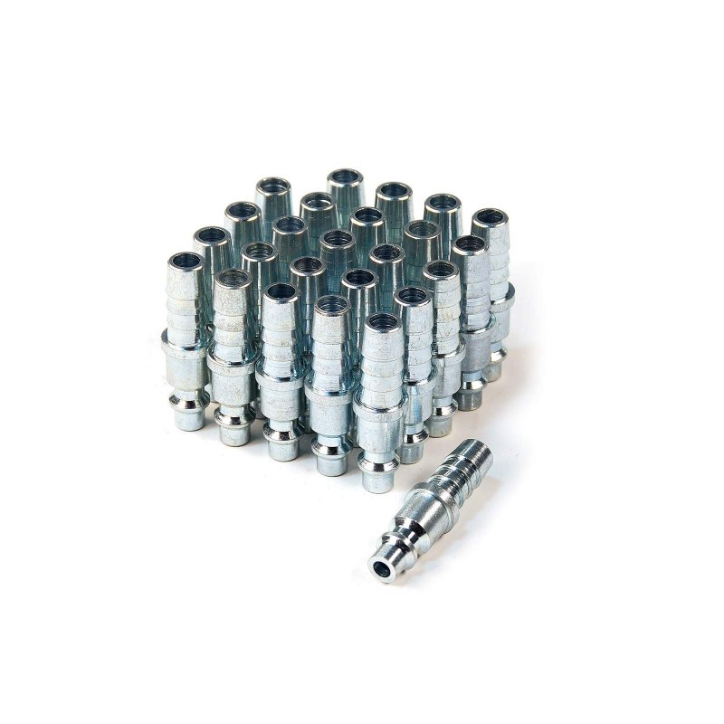 Industrial Plug Steel 1 4 X 3 8 In Standard Hose Barb Zinc Plated Alloy Ip1438bs-b25-p 25 Pack