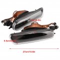 E46 Fog Light Fydun Pair Of Black Abs Driving Lamps Cover For 3 Series 4 Door 1999-2001