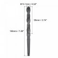 Uxcell 13 1mm Twist Bit Jobber Drill With Mt1 Morse Taper Shank 95mm Flute Length High-speed Steel Black Oxide Bits