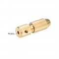 Uxcell Brass Drill Chuck For 2 5mm-3 17mm Micro Bit Fits 3mm Motor Shaft