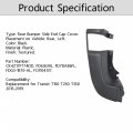 Waltyotur Left Driver Rear Bumper Side End Cap Cover Fo1104137 Replacement For Ford Transit T150 T250 T350 2015-2019
