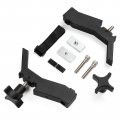 2 Pcs High Lift Jack Mount Brackets For Toyota Tacoma 2005 Up Truck Bed Deck Rail System Aluminium Alloy Horizontal Csy-006 