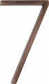 Distinctions By Hillman 844692 5-inch Floating Mount House Bronze Number 7 