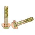 5pcs M10-1 5 X 50mm Metric Flange Hex Cap Bolt Partial Thread Din 6921 Flanged Bolts Hexagon Screws Carbon Steel Zinc Plated 