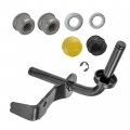 Caltric Right Steering Spindle Bushing Kit Compatible With John Deere D140 D155 D160 48 Deck